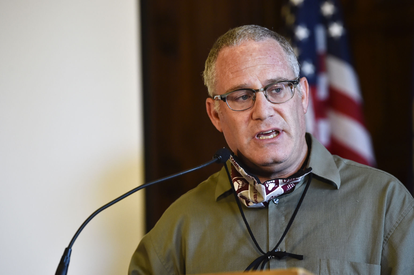 Dr. Greg Holzman, State Medical Officer for the Department of Health and Human Services,